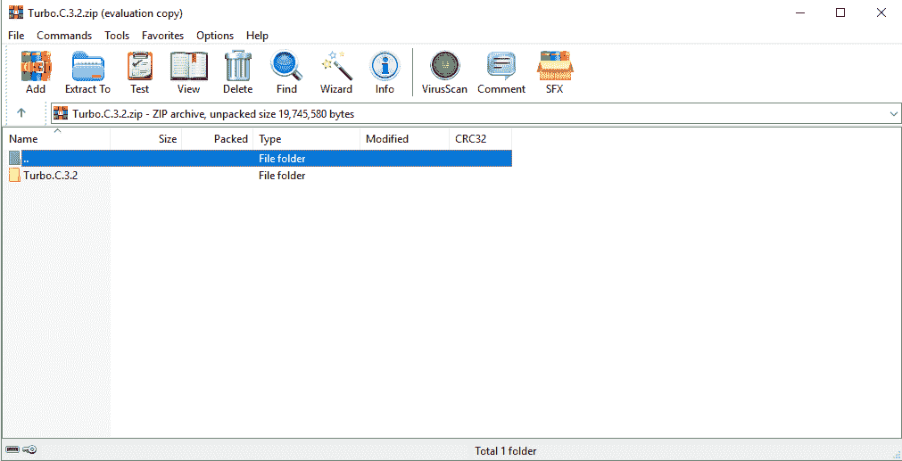 Download and install turbo C