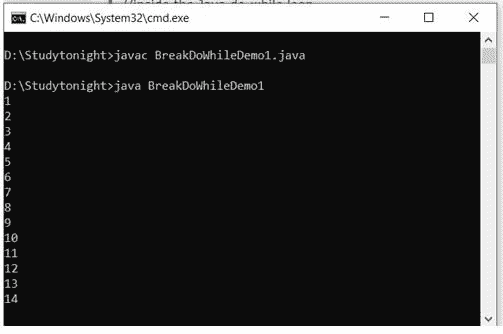 break-statement-output-do-while 