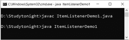 awt-itemlistener