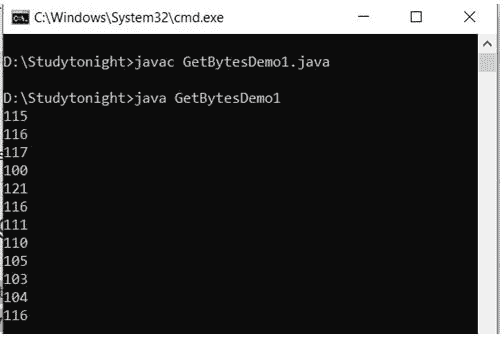 getbyte-example 