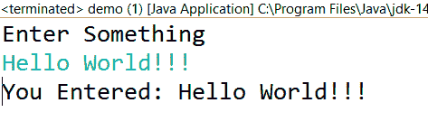 Code Output