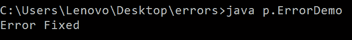 Running the class file using fully qualified file name