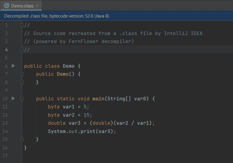 Decompiled Class
