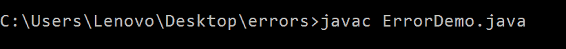 Compiling the java code