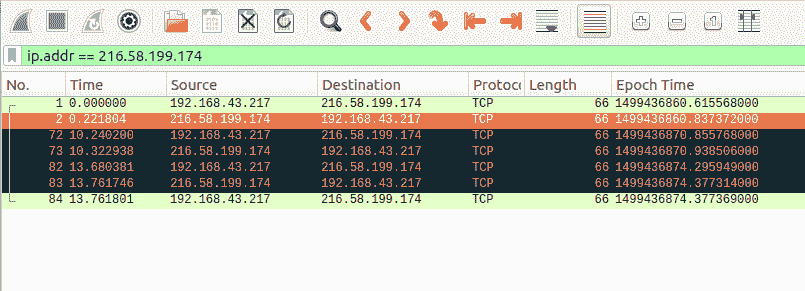 Using Wireshark